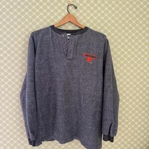 Vintage 90s Cleveland Browns grey Henley the edge